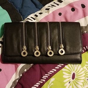 Faux leather wallet